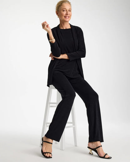 Chico's | Petite Travelers™ No Tummy Pants/ Black