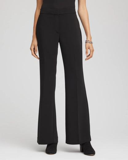 Chico's | Crepe Flared Trouser Pants/ Black