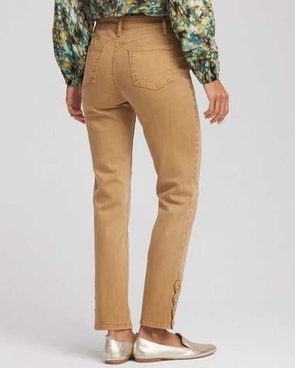 Chico's | Girlfriend Slim Ankle Jeans/ Caramel Apple