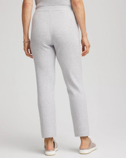 Chico's | Zenergy® Luxe Diamante Pants/ Frosted Gray Heather
