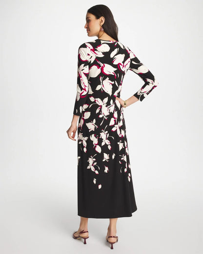 Chico's | Column Knit Maxi Dress/ Black