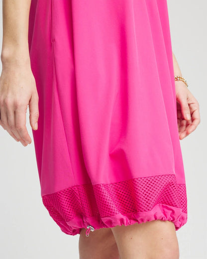 Chico's | Zenergy® UPF Mesh-Trim Bungee Dress/ Crushed Berries