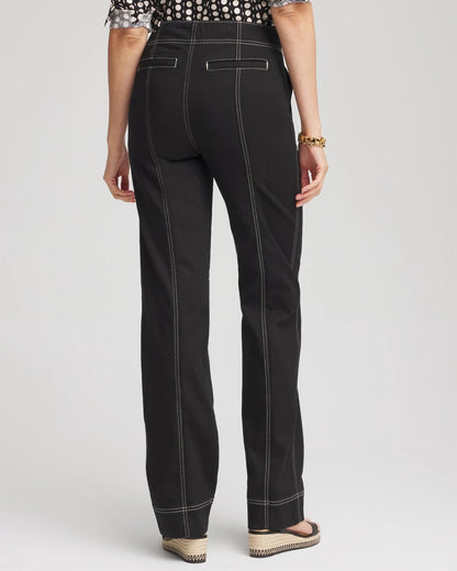 Chico's | Pull-On Wide-Leg Jeans/ Black