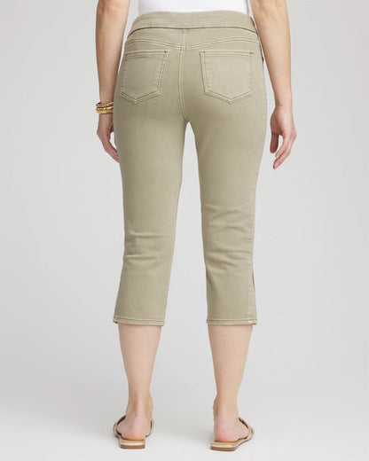 Chico's | 19" Pull-on Capri Jeans/ Washed Sage