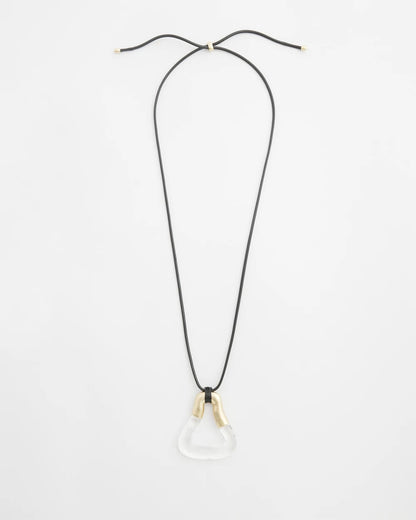 Chico's | Adjustable Lucite Pendant Necklace/ Lucite