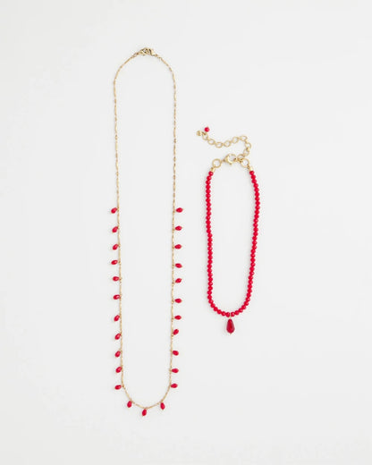 Chico's | Convertible Red Necklace/ Red