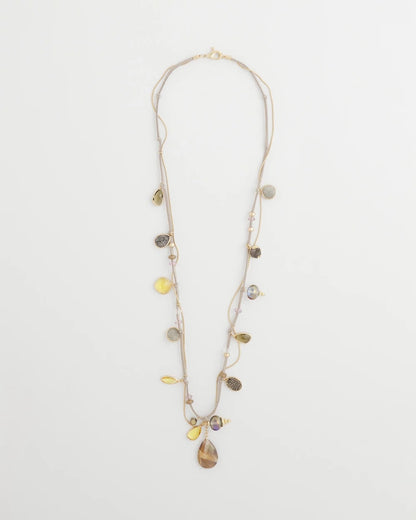 Chico's | Drop Off Pendant Necklace/ Neutral