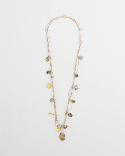 Chico's | Drop Off Pendant Necklace/ Neutral