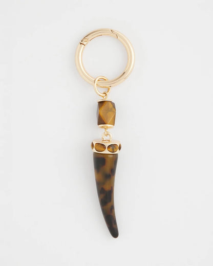 Chico's | Chico's Originals Tortoise Bag Charm/ Brown