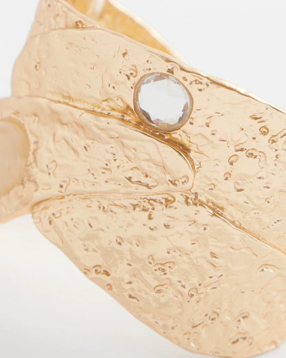 Chico's | Molten Goldtone Cuff Bracelet/ Gold