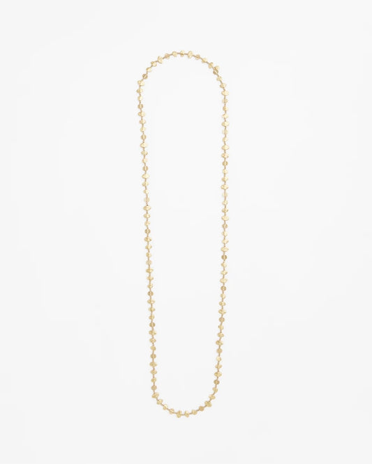 Chico's | Gold Nugget Single Strand Necklace/ Gold
