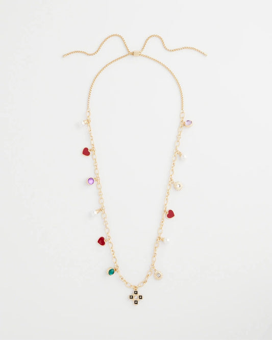 Chico's | Adjustable Charm Necklace/ Multi
