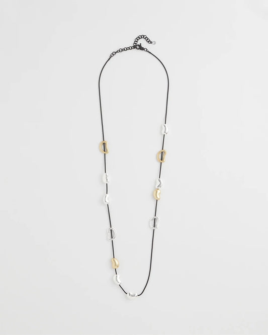 Chico's | Mixed-Metal Charm Necklace/ Mixed Metals