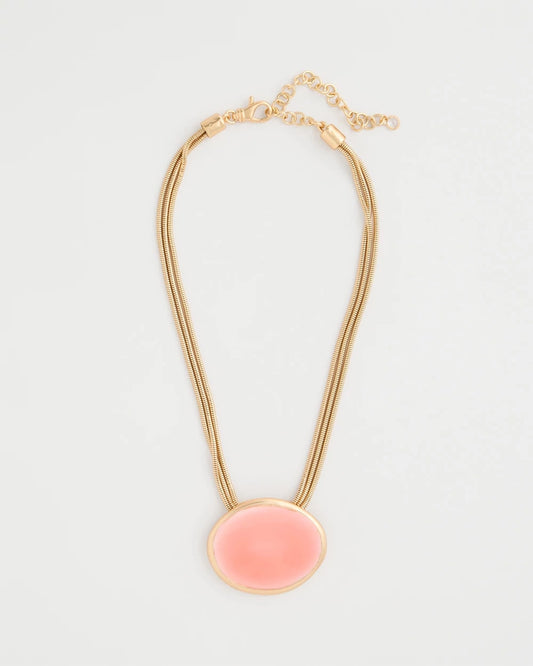 Chico's | Coral Pendant Necklace/ Coral