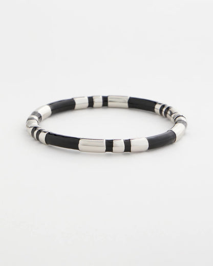 Chico's | Black Enamel Hinge Bangle/ Black