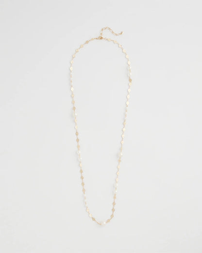 Chico's | Pearl and Link Necklace/ Pearl