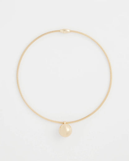 Chico's | Gold Bead Collar Necklace/ Gold