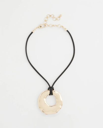 Chico's | Modern Gold Pendant/ Gold