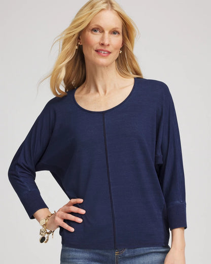Chico's | Dolman Denim Tee/ Riviera Authentic