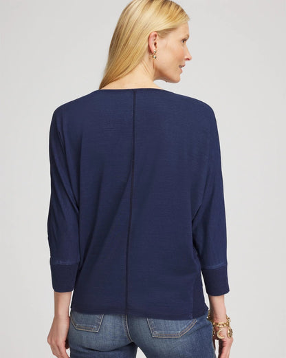 Chico's | Dolman Denim Tee/ Riviera Authentic