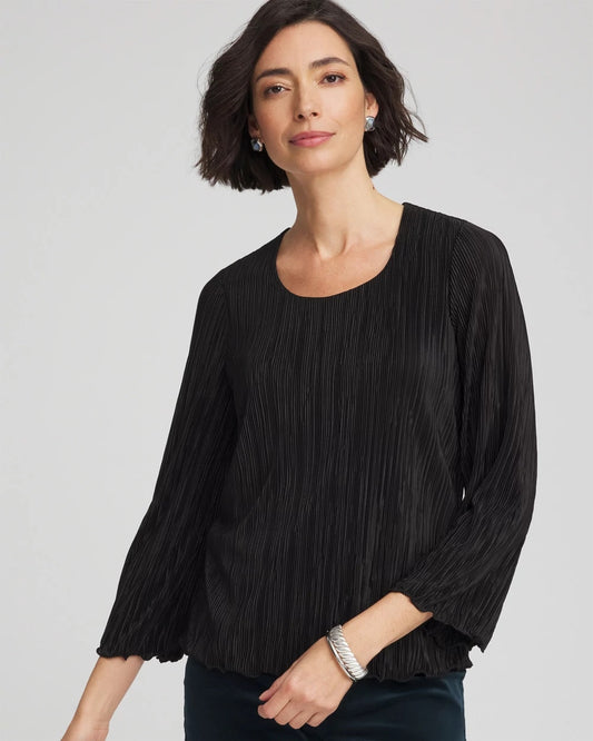 Chico's | Bodre Flare Sleeve Top/ Black