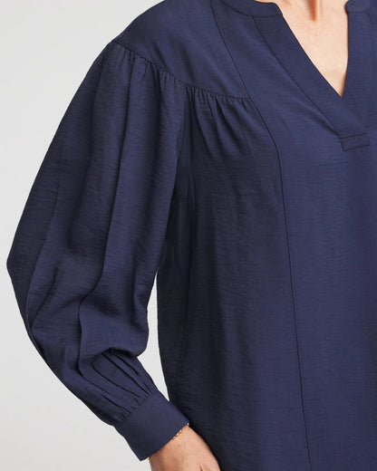 Chico's | Woven Relaxed-Fit Shirt/ Passport Blue
