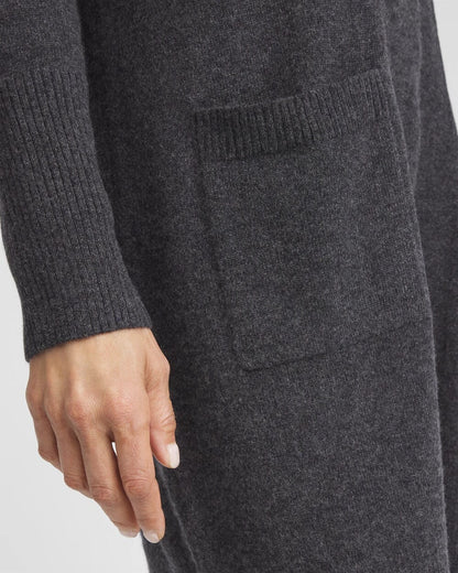 Chico's | Cashmere Duster Cardigan/ Dark Gray