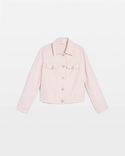 Chico's | Boucle Casual Jacket/ Blushed