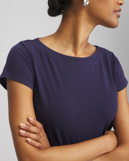 Chico's | Travelers™ Knit Tunic/ Passport Blue