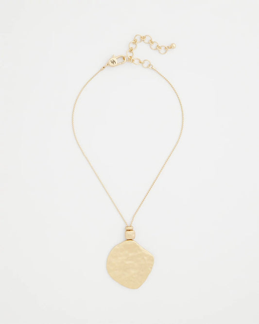 Chico's | Short Gold Pendant/ Gold
