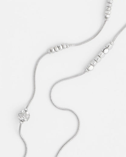Chico's | Hexie Multi-Strand Necklace/ Silver